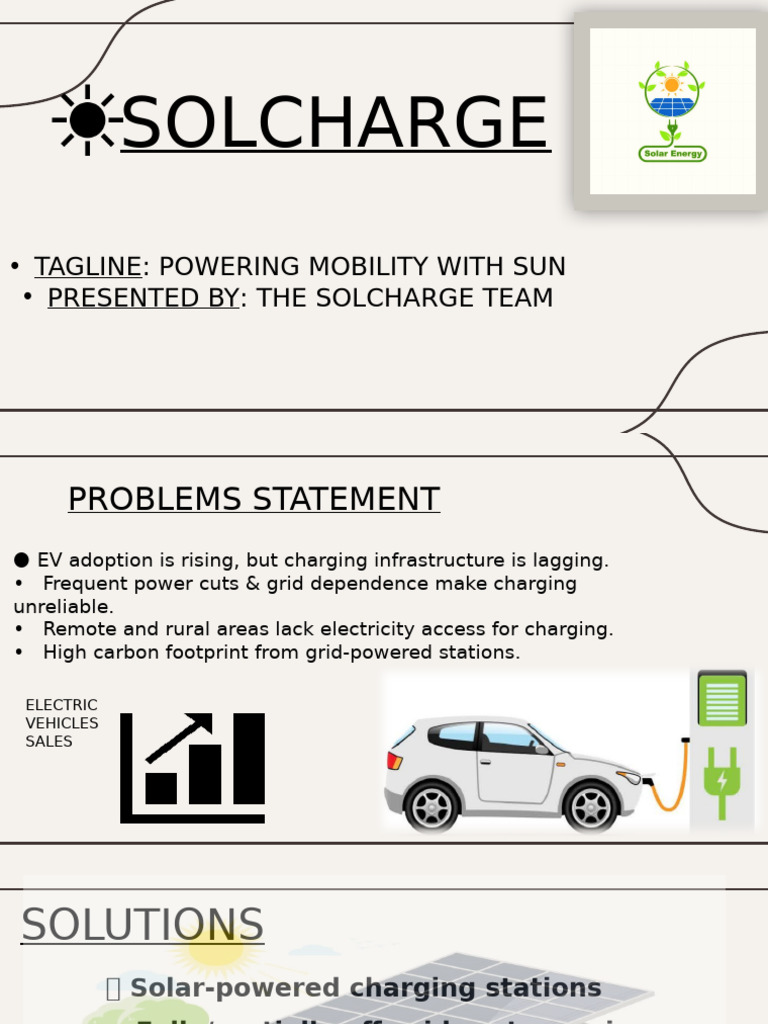 Solar EV Charging Solutions in India | PDF | Solar Power | Electric Vehicle