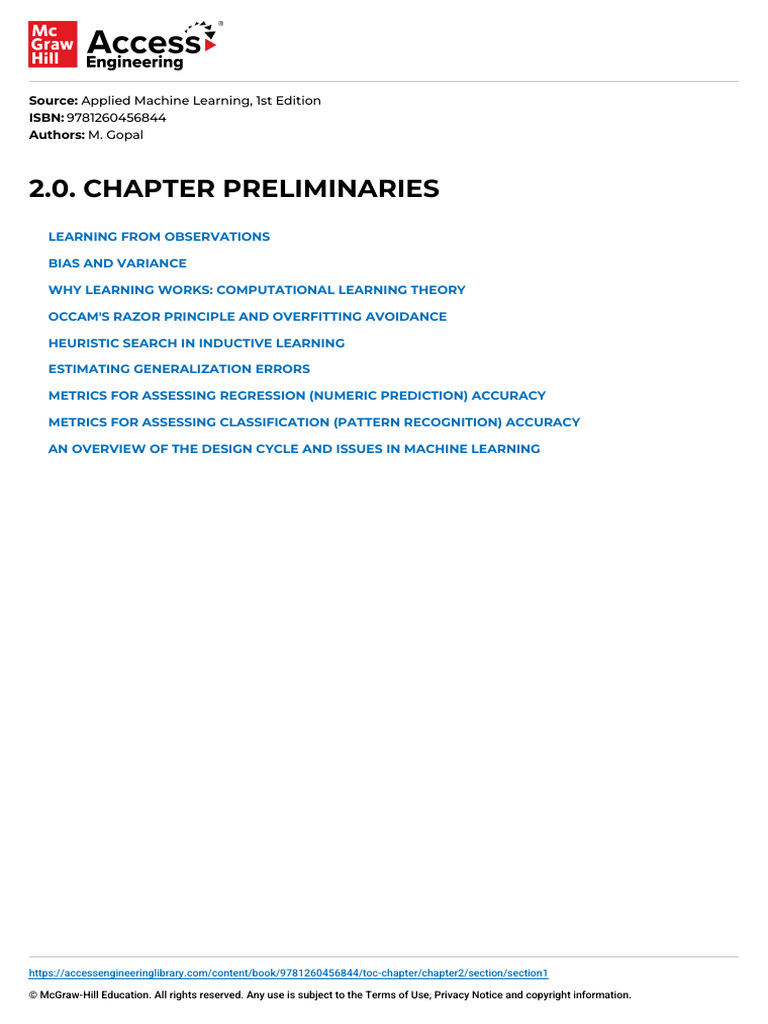 Chapter Preliminaries | PDF