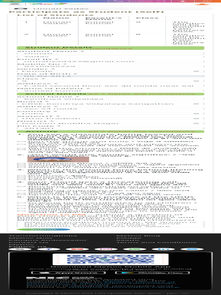 Student Life Skills Questionnaire | PDF
