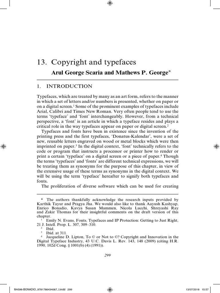 Copyrightability of Typefaces Explained | PDF | Copyright | Treaty