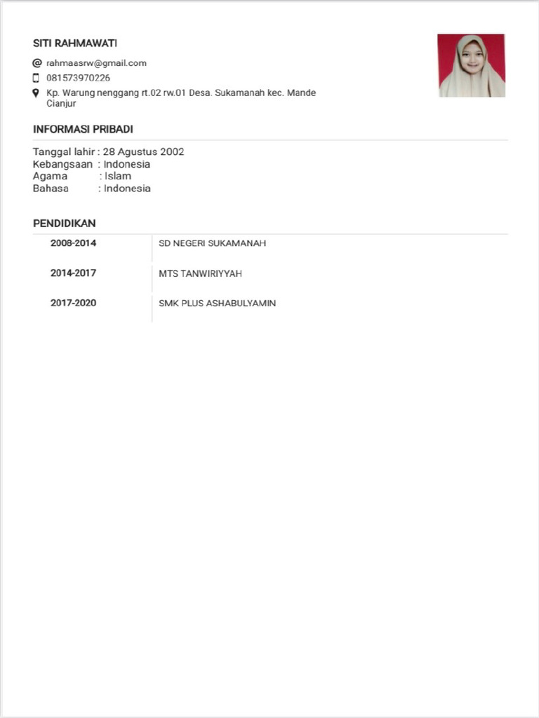 CV1 | PDF