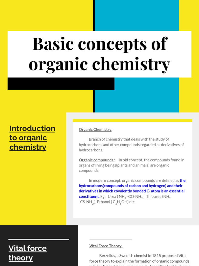 Introduction to Organic Chemistry Concepts | PDF | Cracking (Chemistry ...