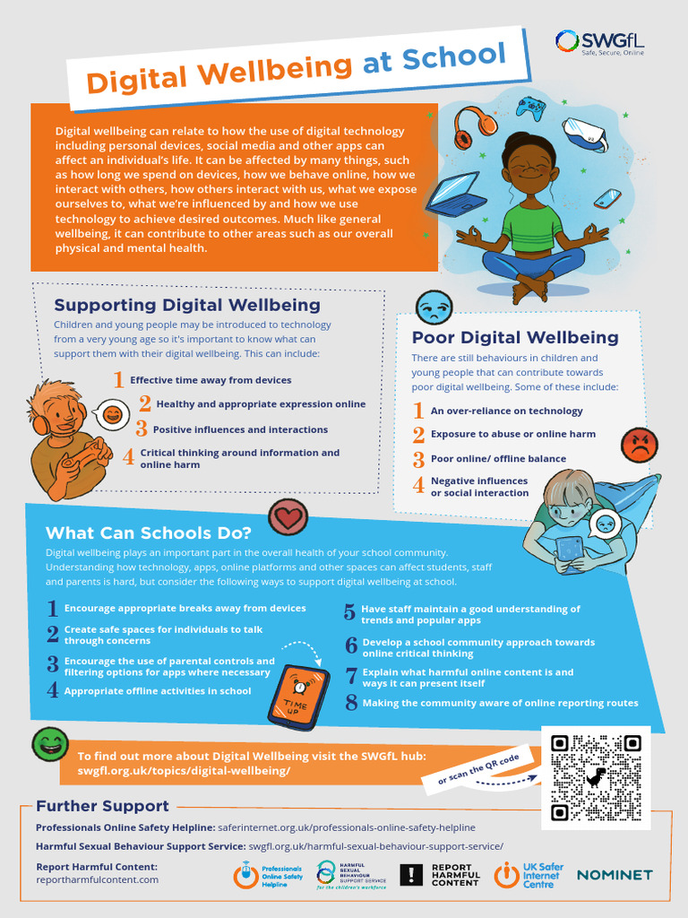 Enhancing Digital Wellbeing in Schools | PDF | Well Being ...