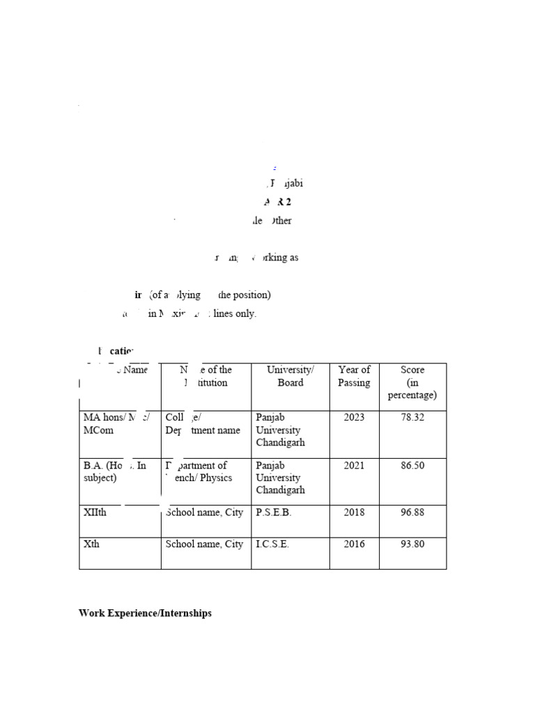 CV Sample for Refrence Only | PDF | Linguistics | Human Communication