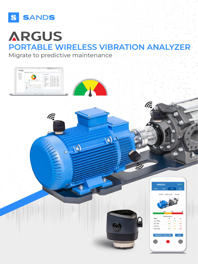 Argus Portable and Wireless Vibration Analyzer | PDF | Mechanical ...
