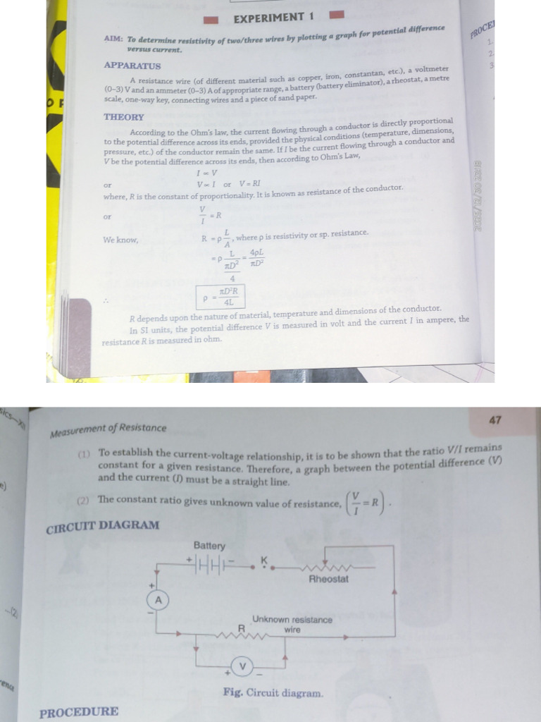 Experiment 1 | PDF