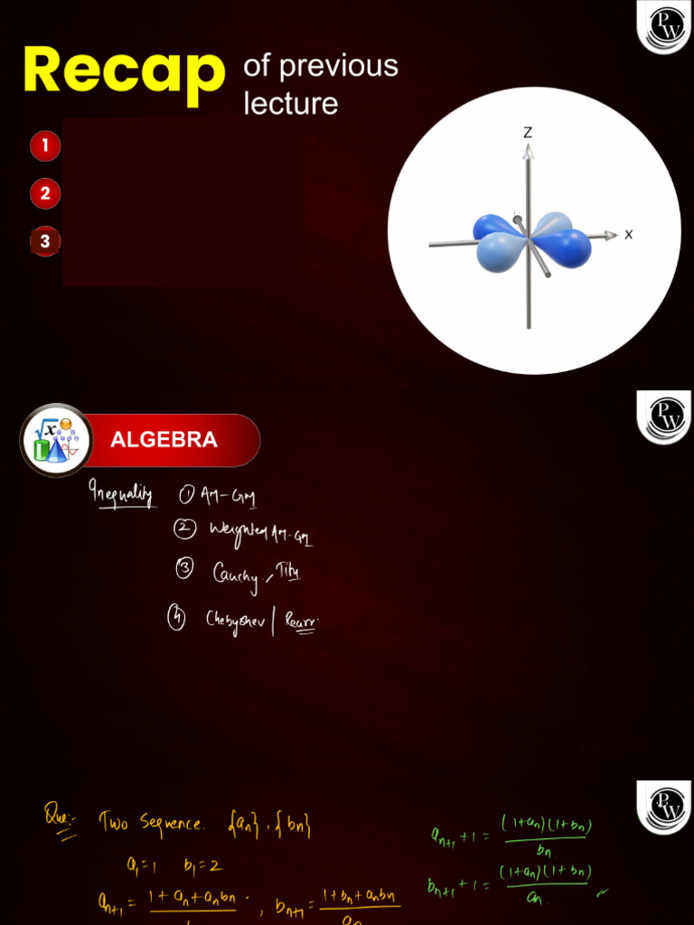 Algebra - 01 Class Notes | PDF
