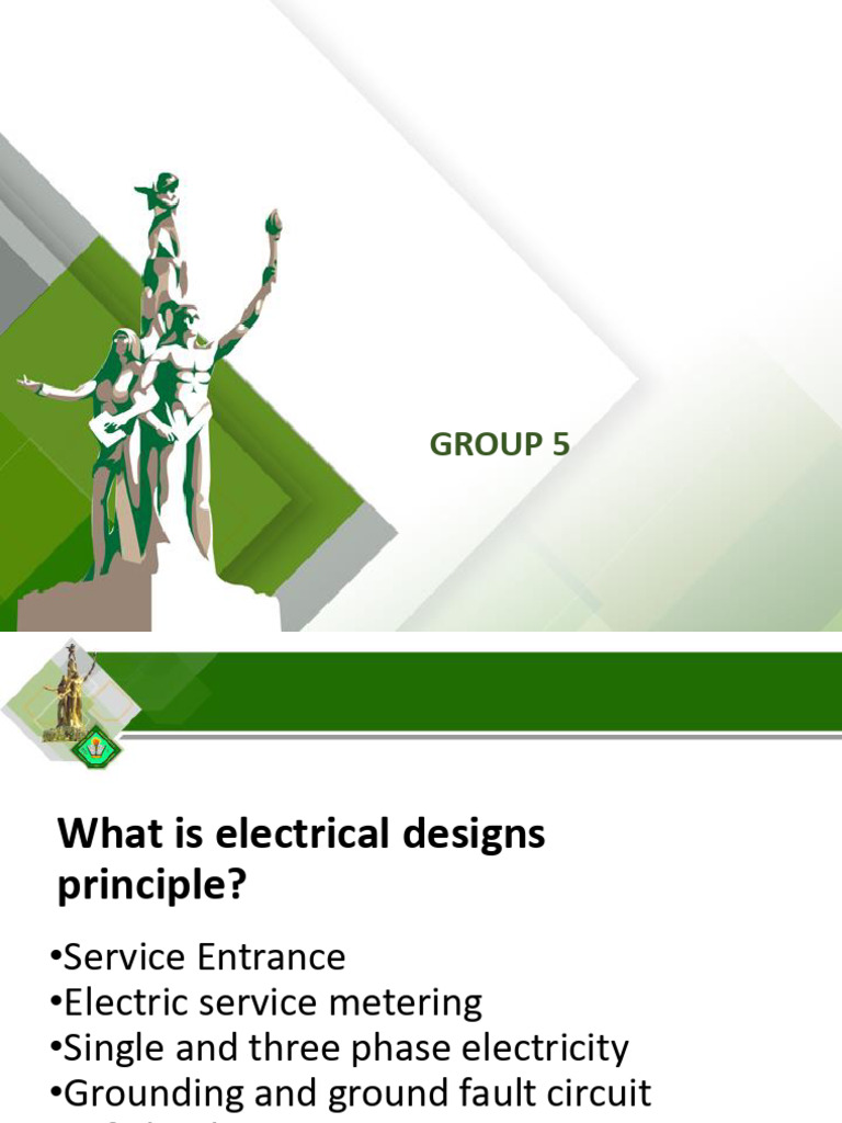 Group 5 - Electrical Design Principles | PDF | Alternating Current ...