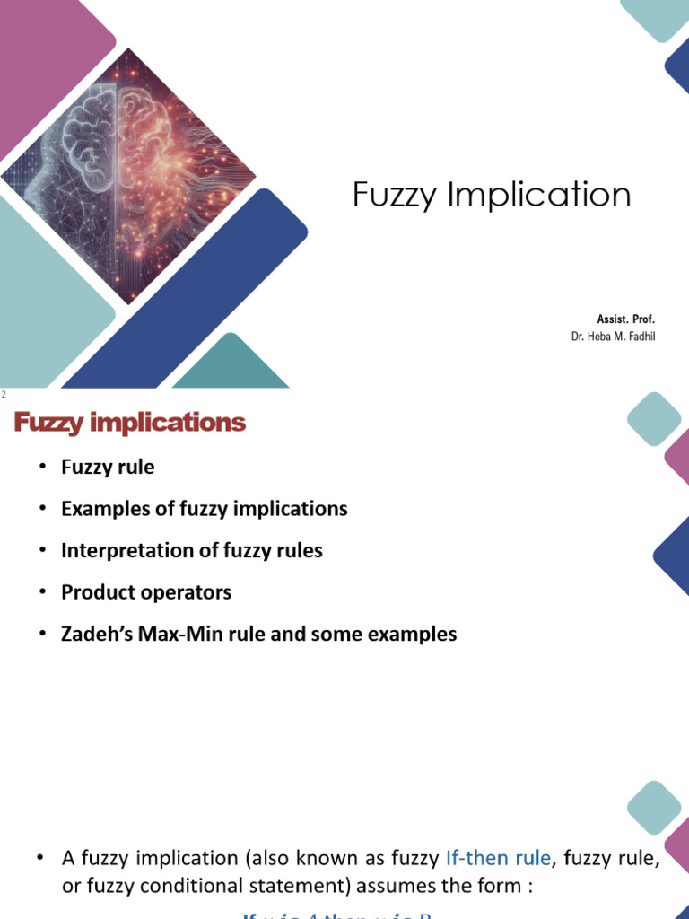 Understanding Fuzzy Implications and Rules | PDF | Fuzzy Logic ...