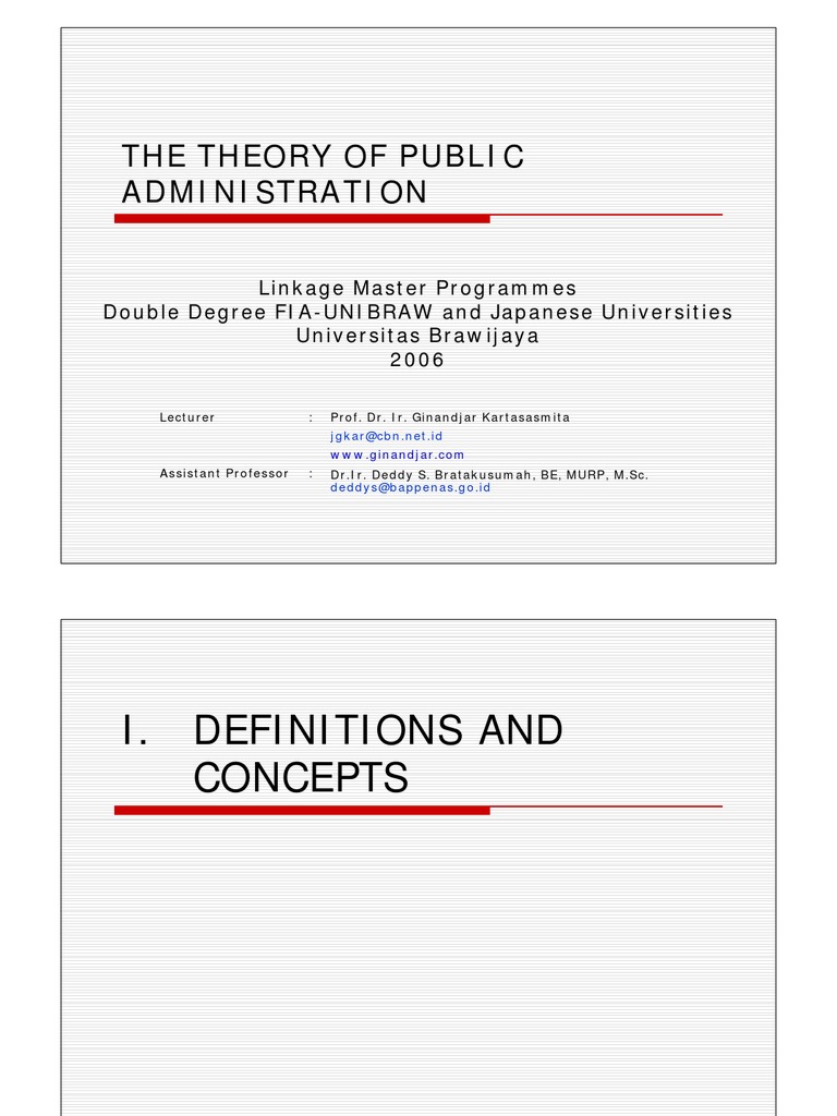 The Theory of Public The Theory of Public Administration | PDF | Public ...