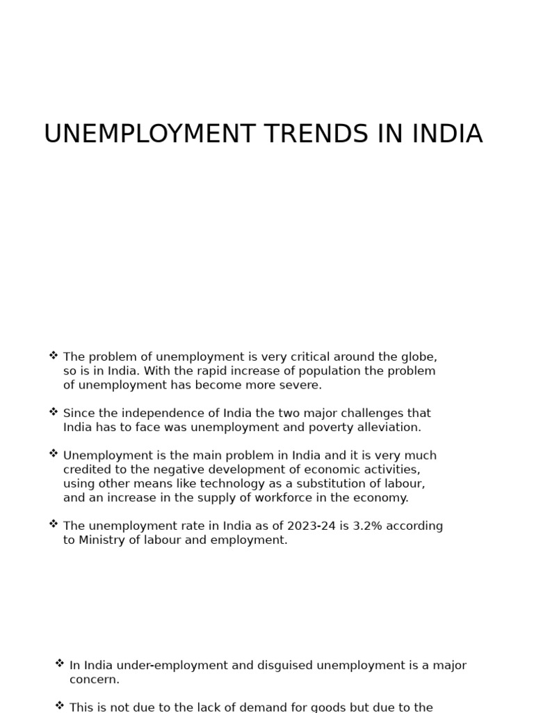 Unemployment Trends in India 2023 | PDF | Unemployment | Underemployment