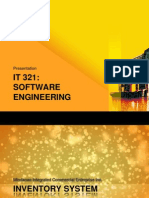 IT 321 (Software Engineering) Presentation