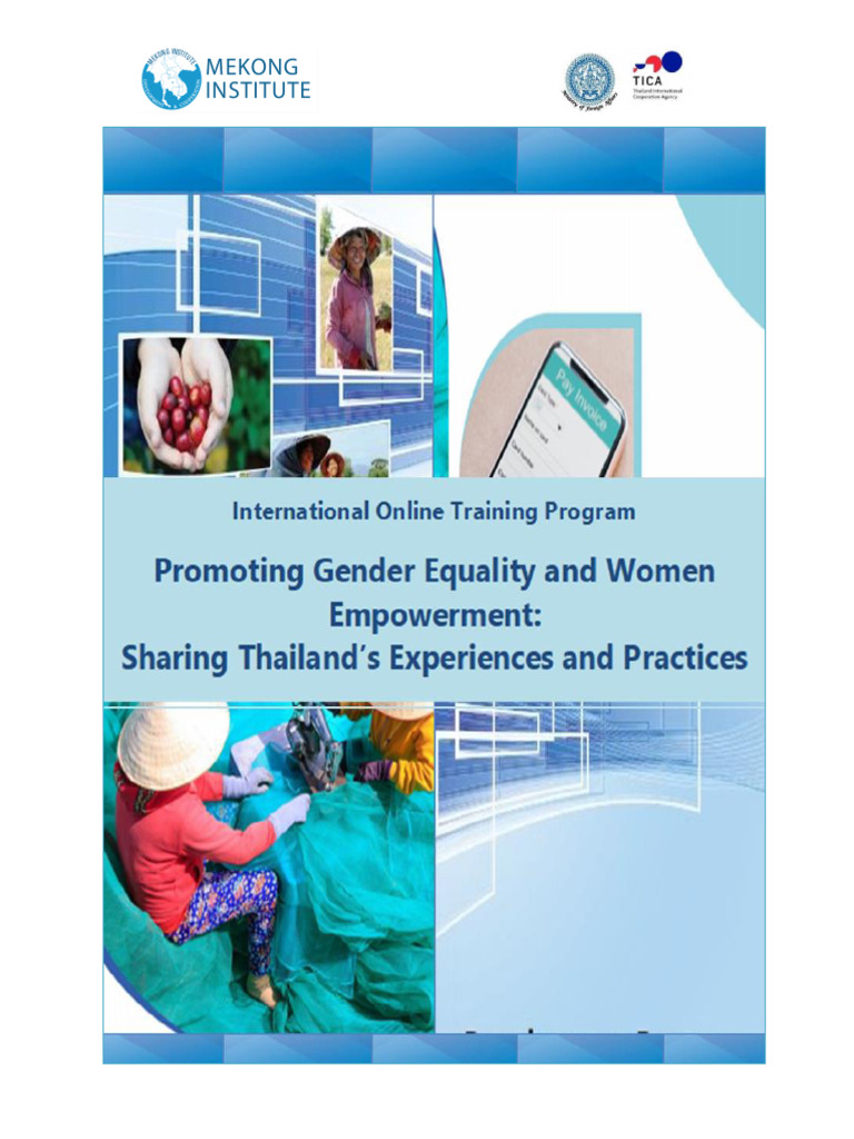 7. Promoting Gender Equality and Women Empowerment Sharing Thailand’s ...