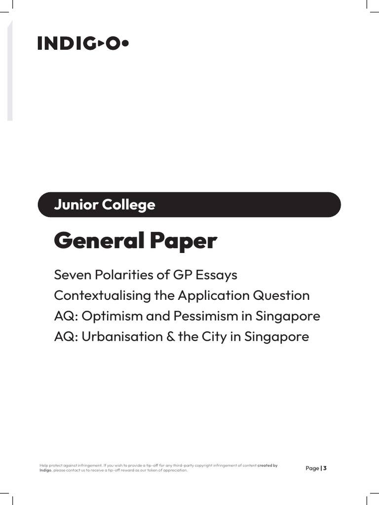 Understanding GP Essay Polarities | PDF | Optimism | Copyright