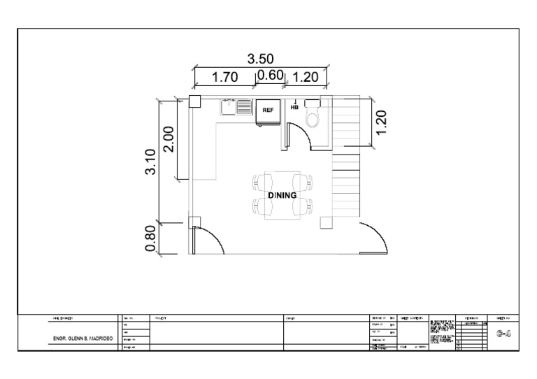 Dining Measurements and Specifications | PDF