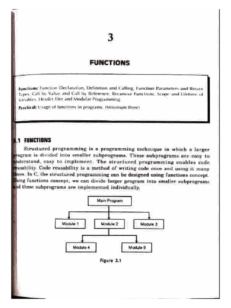Computer Programming C Unit-3 | PDF