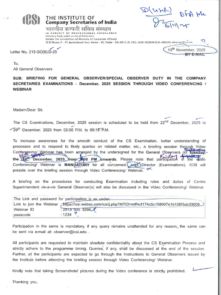 G.O. Briefing | PDF
