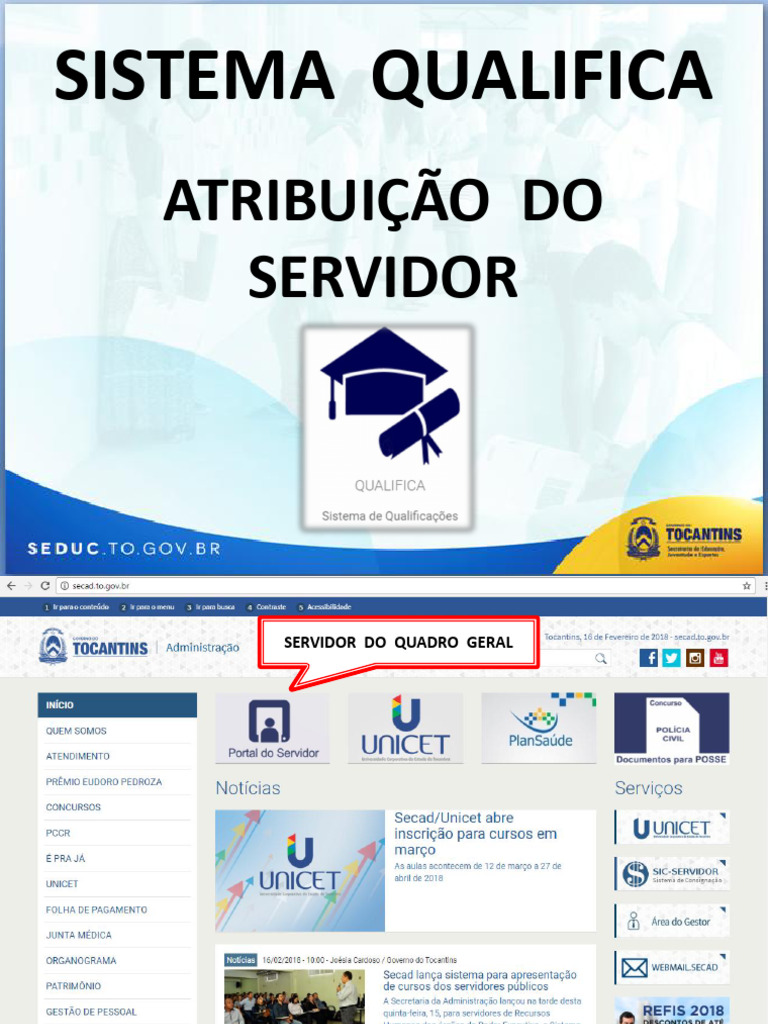 Sistema Qualifica: Cadastro e Atribuição | PDF