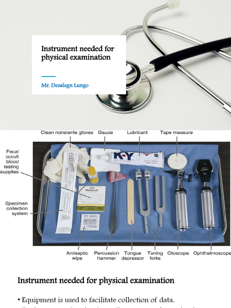 2. Instrument Needed for Physical Examination | PDF | Medical Specialties