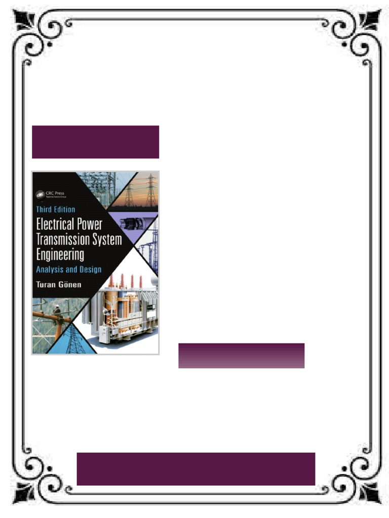 (Ebook PDF) Electrical Power Transmission System Engineering Analysis ...