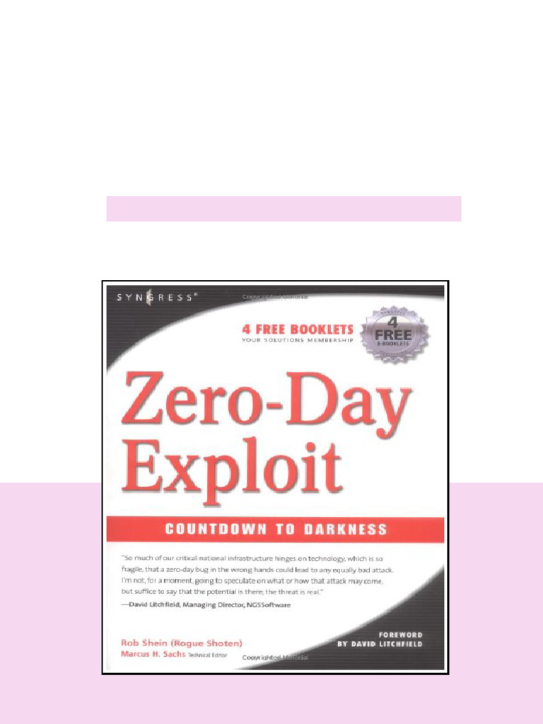 Zero Day Exploit Countdown To Darkness First Edition Rob Shein newest ...