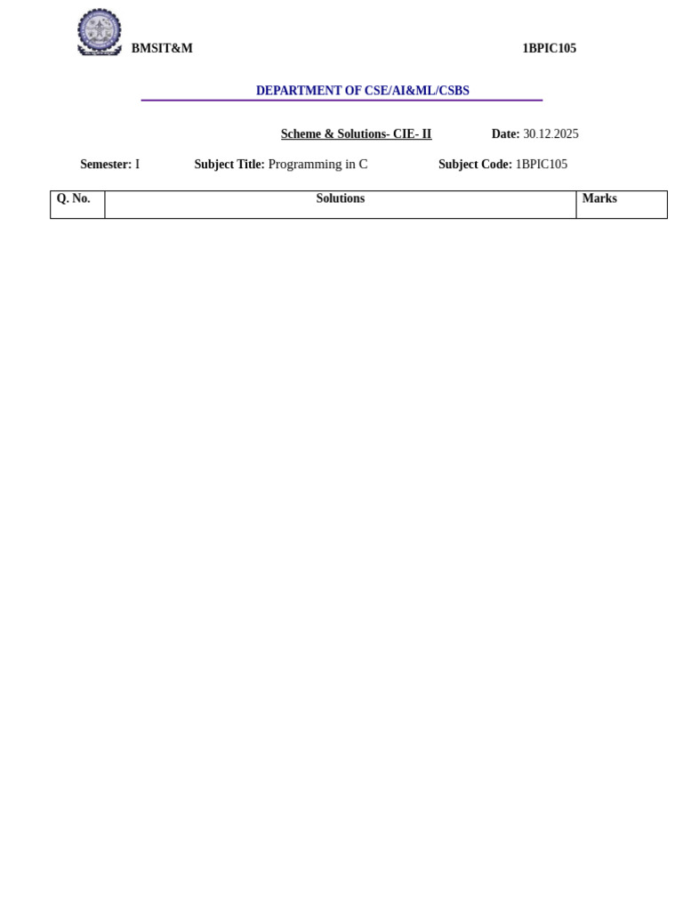 C Programming Solutions and Concepts | PDF | Pointer (Computer ...