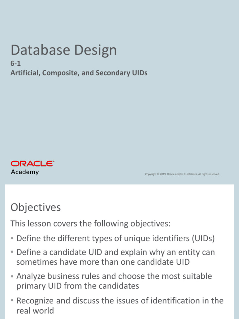Understanding Unique Identifiers in Databases | PDF | Identifier ...