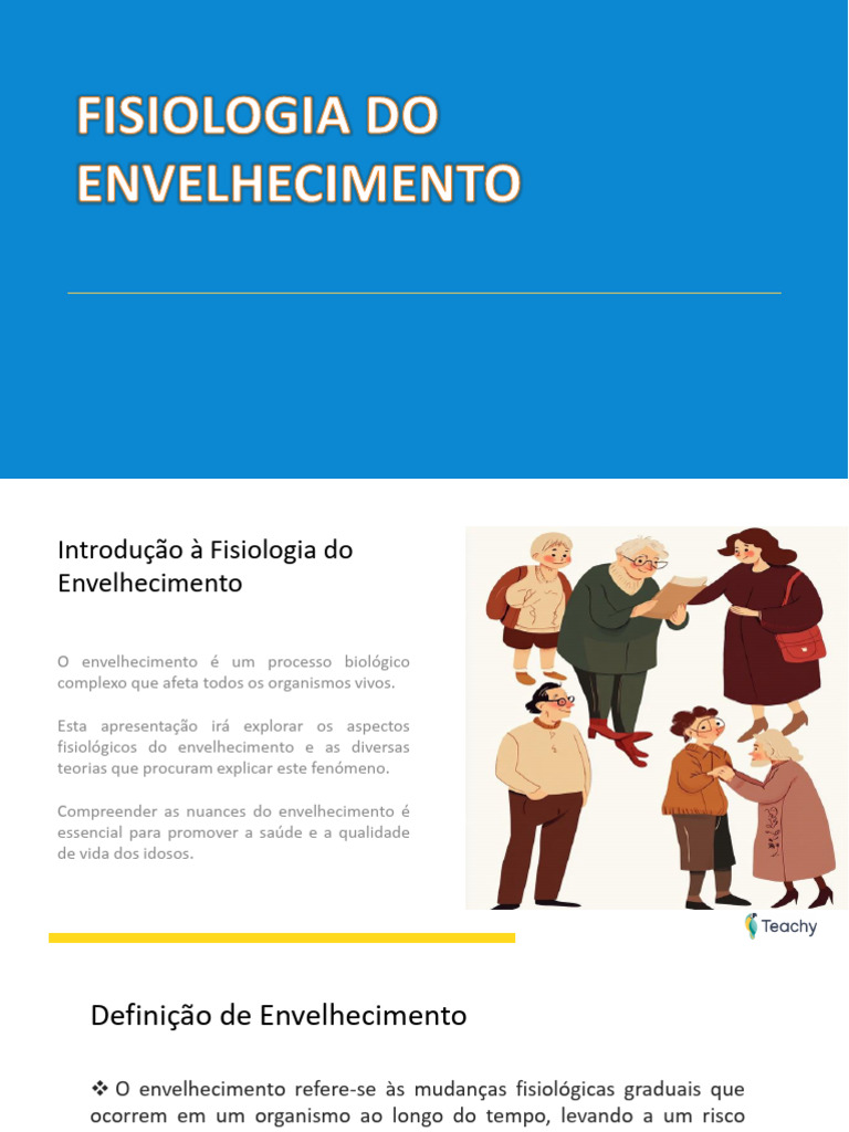 Fisiologia do Envelhecimento: Mudanças e Impactos | PDF ...