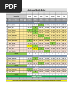 Front Office Duty Roster Sample | PDF