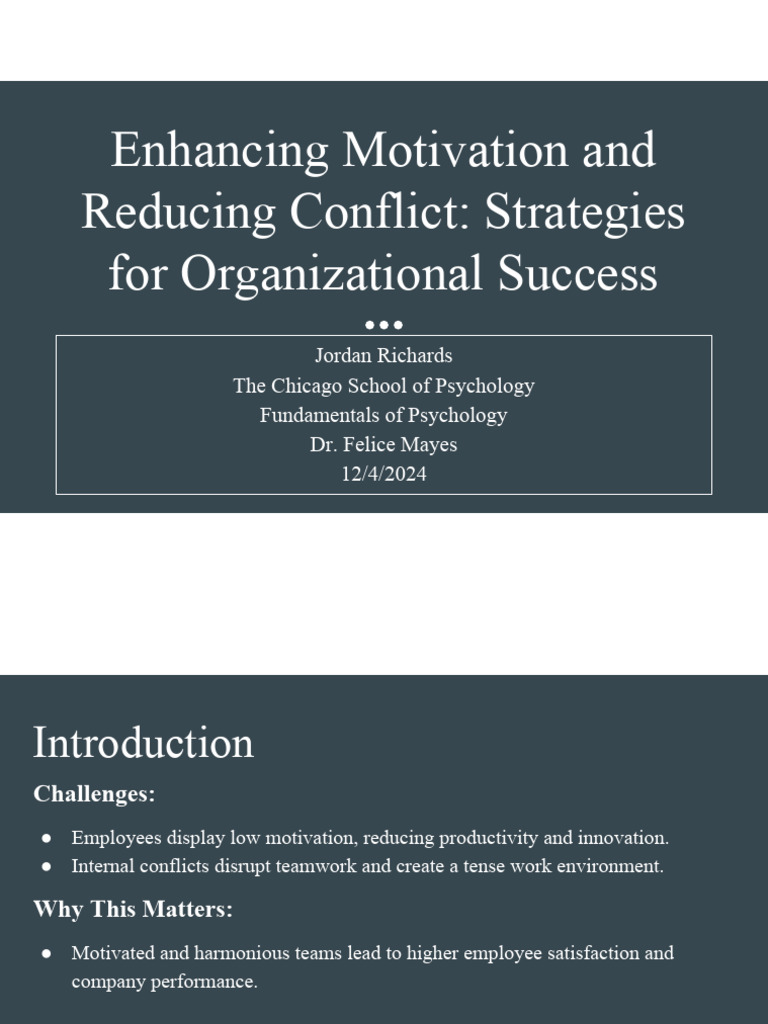Enhancing Motivation | PDF | Motivation | Motivational