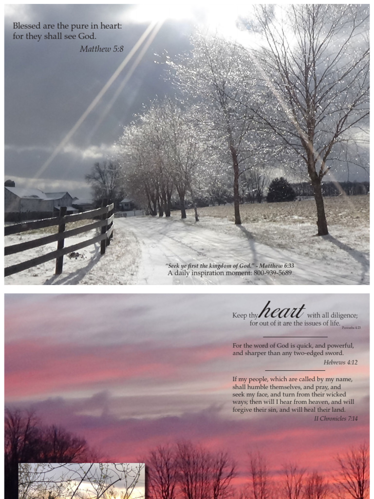 Bible Verses Winter Pics | PDF