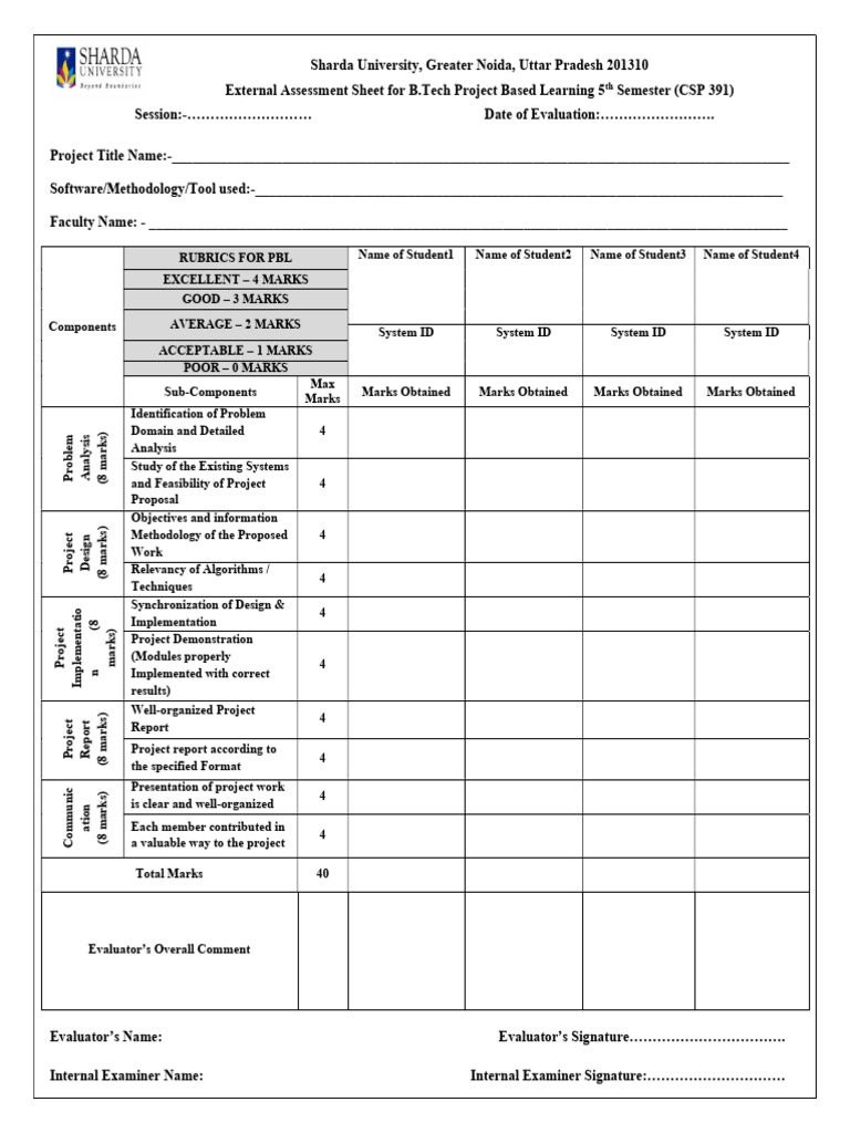 rubric | PDF | Computing