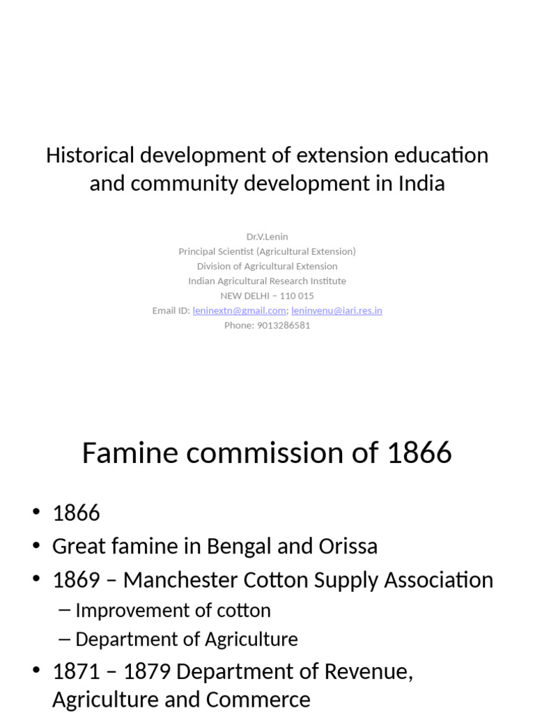 Lenin AG EXT 501 Extension Programs Pre Independence | PDF | Food ...