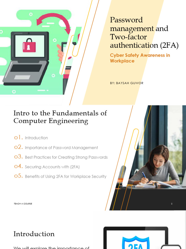 Password Management & 2FA Best Practices | PDF | Password | Security