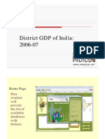 District GDP of India 2006-07