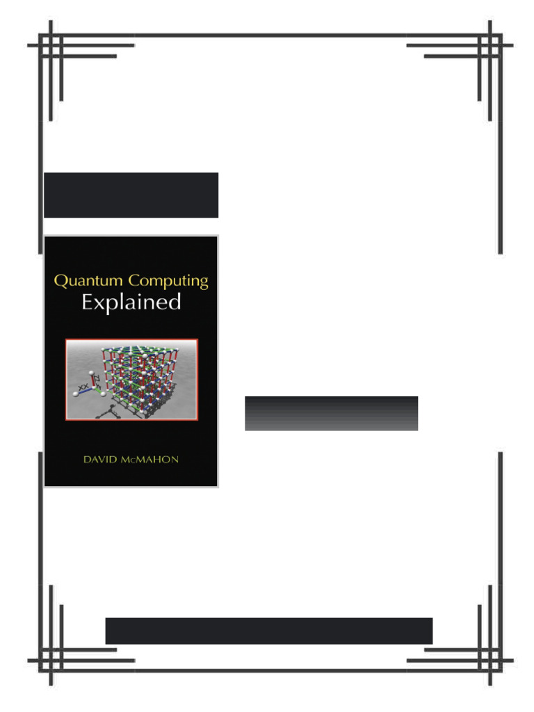 Quantum Computing Explained 1st Edition David Mcmahon ebook complete ...
