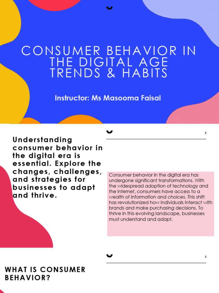 Digital Consumer Behavior Trends | PDF | Consumer Behaviour | Behavior