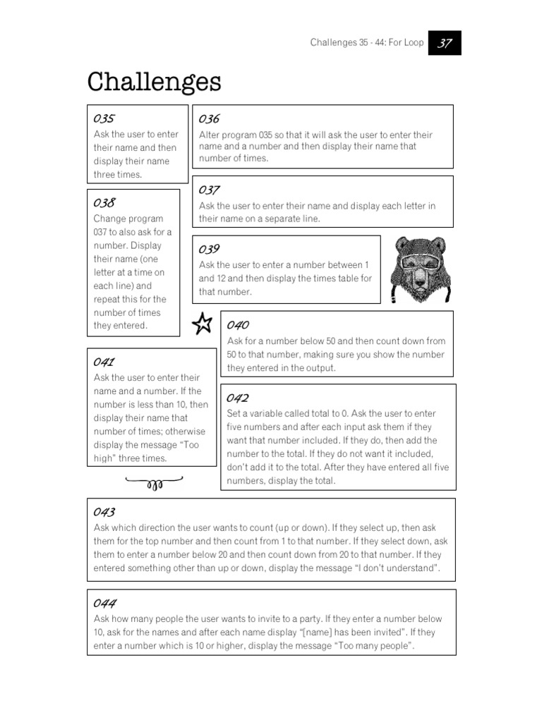 Challenges 4 | PDF