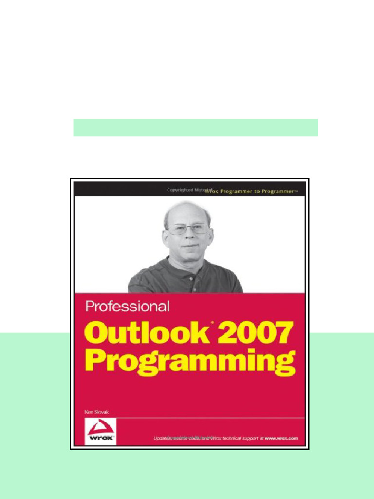 Professional Outlook 2007 Programming Ken Slovak Complete Edition | PDF ...