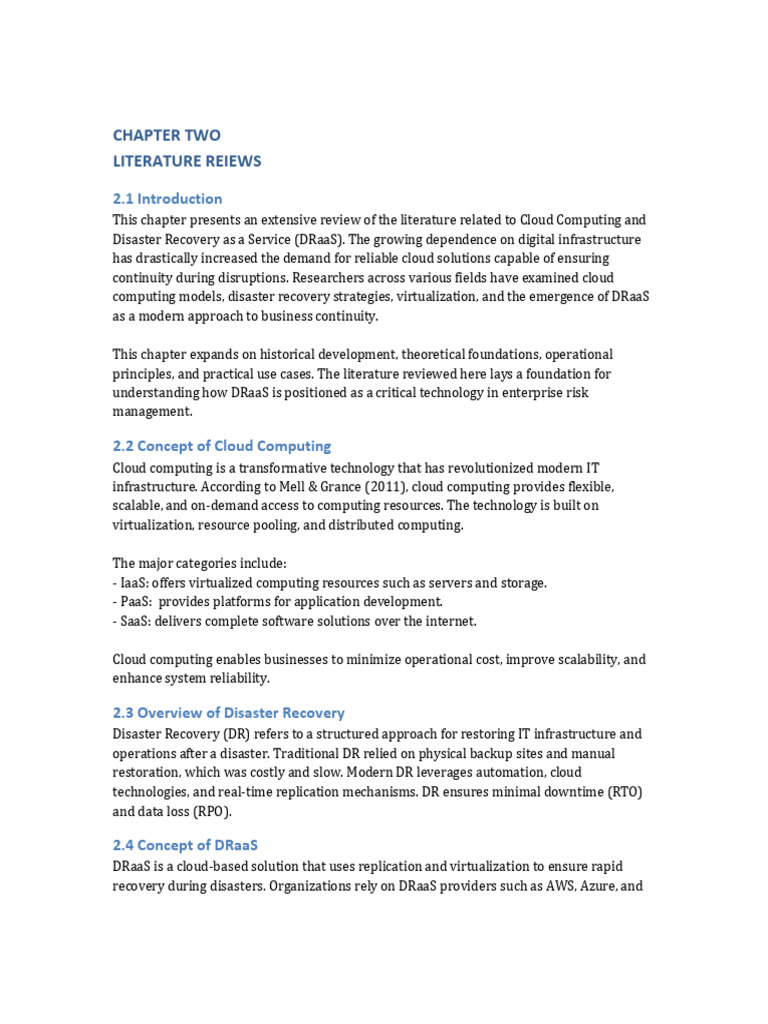 Chapter Two DRaaS 3 | PDF | Cloud Computing | Information Technology ...