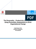 Using Personality Assessments To Drive Organizational Change