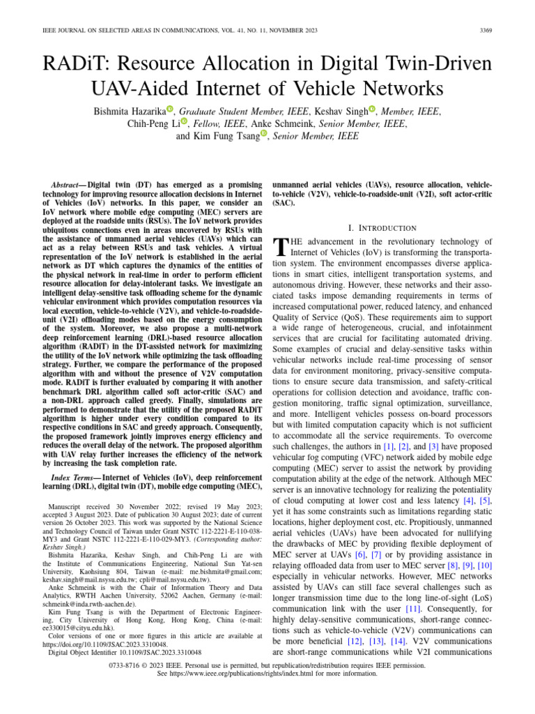 RADiT Resource Allocation in Digital Twin-Driven UAV-Aided Internet of ...
