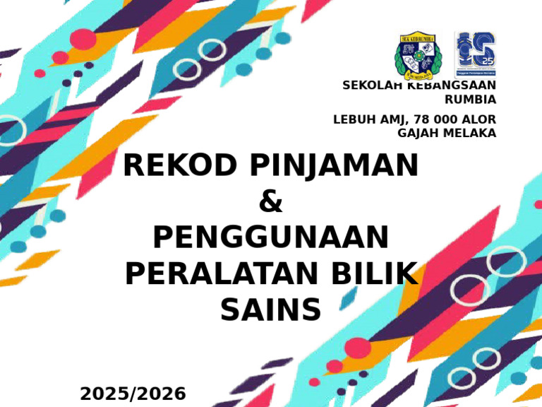 Cover Rekod Penggunaan Bilik Sains | PDF