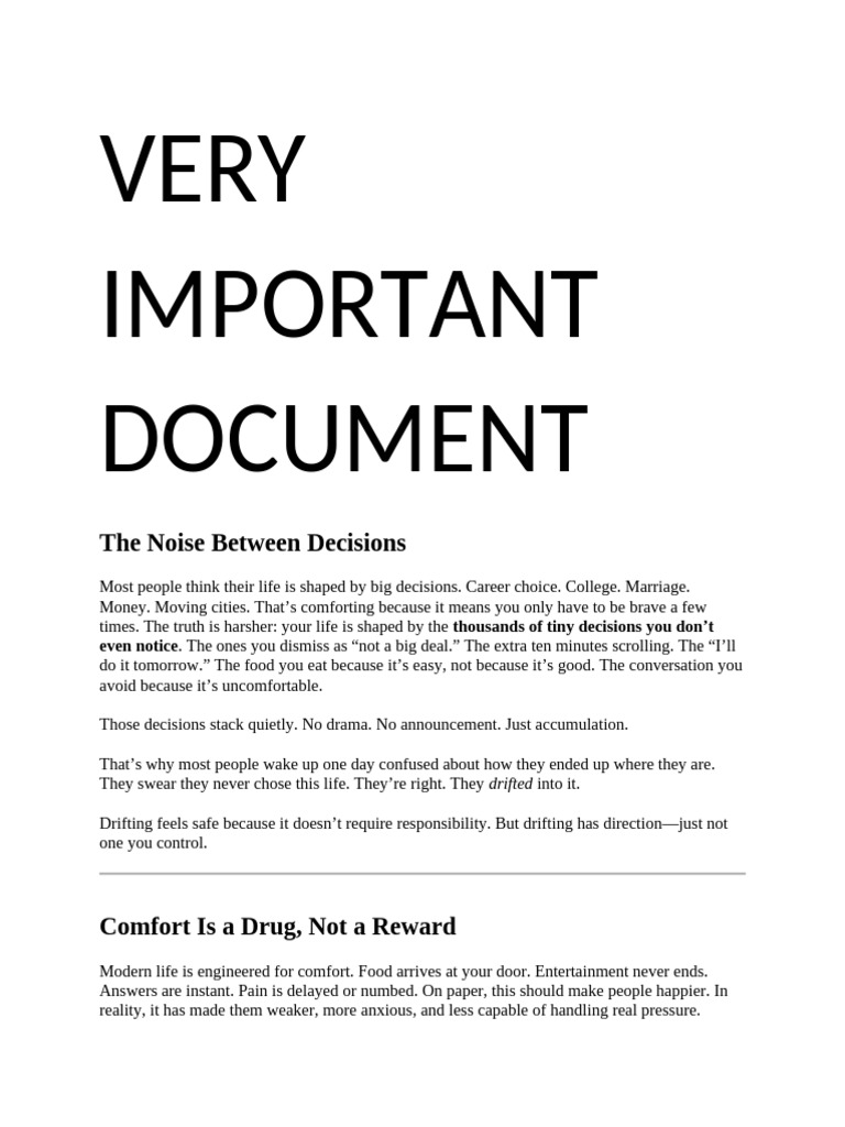 VERY IMPORTANT DOCUMENT DEL | PDF | Self Esteem | Pain