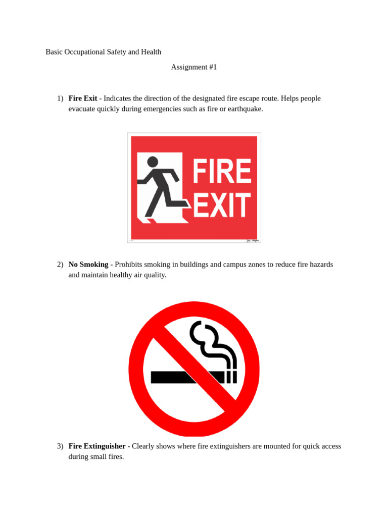 Essential Safety Signage Guidelines | PDF | Laboratories | Elevator