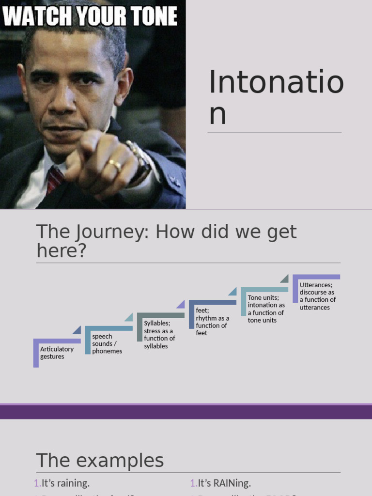 Understanding Intonation in Speech | PDF | Tone (Linguistics) | Stress ...