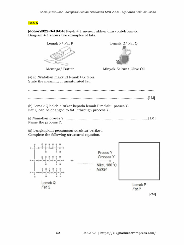SPM Trial Paper Form 5 Chapter 5-K2 | PDF