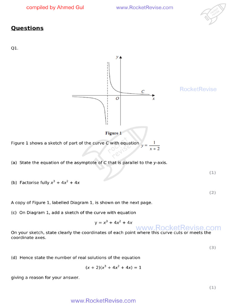 Ial p1 Function Graphs | PDF