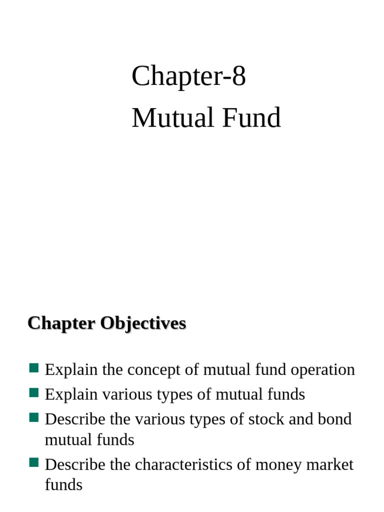 Understanding Mutual Funds: Types & Benefits | PDF | Investment Fund ...