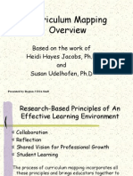 Curriculum Mapping: Based On The Work of Heidi Hayes Jacobs, PH.D and Susan Udelhofen, PH.D